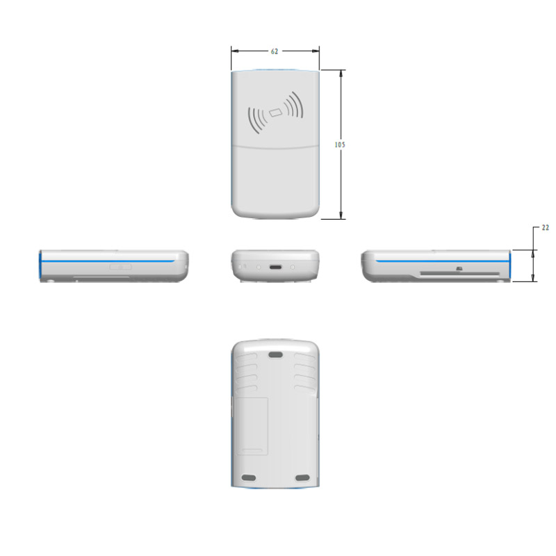 EST-100P手持式社保卡讀卡器