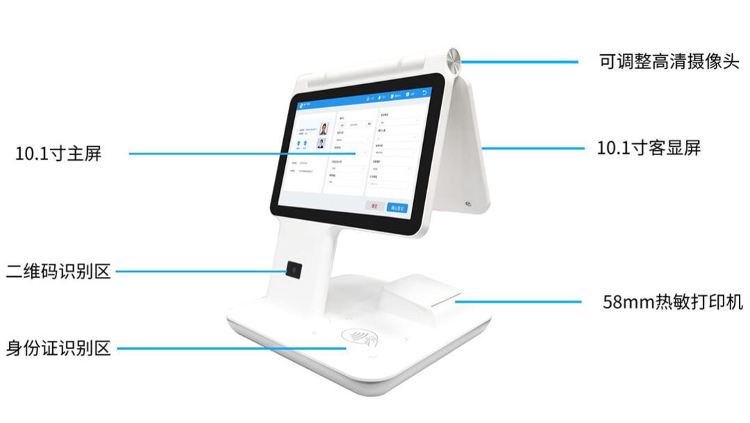 安卓訪客一體機(jī)使用東信嵌入式身份證讀卡器模塊