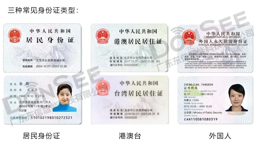 三種常見證件