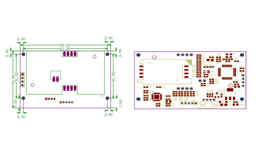 Mini型嵌入式社保卡讀卡器模組