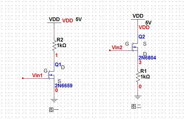 MOS管控制電路開(kāi)通